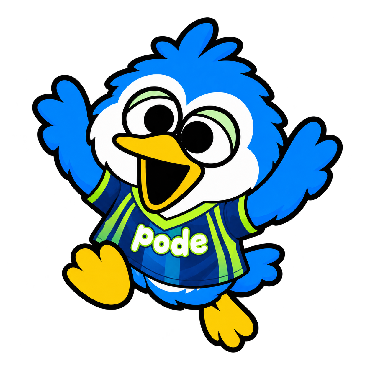 活動を終えて喜ぶ鳥